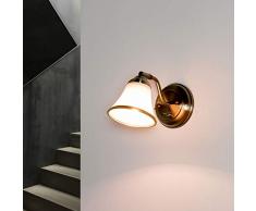 Dekorative Badleuchte Bronze Optik schwenkbar E14 Spiegellicht Jugendstil Badezimmer Bad Wandlampe Beleuchtung Wandleuchte