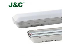 J&C® 120cm(4ft) IP65 Wasserdicht Feuchtraumleuchte Wannenleuchte, Sehr Hell 24W 2835 SMD 2000LM 4500K Naturweiß Leuchtstofflamp für Garage und Schwimmbad