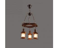 Industriellen Stil Kronleuchter Kreative Retro Nostalgische Beleuchtung Hotel Box Privates Zimmer Cafe Boot Holzleuchter Handwerk Wind