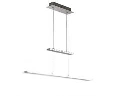 WOFI Pendelleuchte, 2-flammig Mission 1 x LED / 33 W, 10 x 150 x 90 cm, 3000 k, 2100 lm, Energieeffi