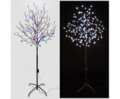 LED Baum Kirschblütenbaum 180cm 180LED 6Leuchtstufen Metall Sakura Lichterbaum