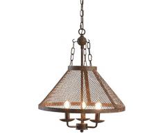 Kronleuchter Exquisite Innendekoration Beleuchtung Kronleuchter Kronleuchter 3 Lampen industrielle Vintage Kronleuchter Gerät Dachboden Bar antike Schmiedeeisen Deckenlampe antike schäbige Kronleuch