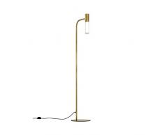 Etoile Glas Stehleuchte messing | Handgefertigt in Italien | Stehlampe Modern Jugendstil Dimmbar | Lampe G9