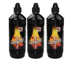 Moritz 3 Liter Lampenöl für Öllampen Bambusfackeln Gartenfackel und Wandfackeln - Wählen Sie 1/2/3/4/5/6/8/10/12/24 Liter