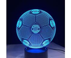 FaceToWind 3D fußball Lampe 7 Farben ändern 3D Illusion Lampe fußball nachtlichter Schreibtisch luminaria lamparas mit Touch Schalter oder Fernbedienung