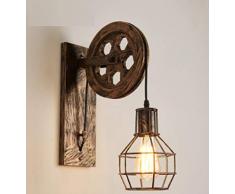 Wand Leselampen Schmiedeeisen Wandlampe Korridor Gang Dekoration Lampe Wandlampe Bronze