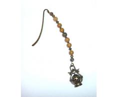 Lesezeichen - ÖLLAMPE - braun -