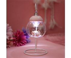 Cestbon Hamster Korblampe, Kind Nachtlicht Ins Niedlichen Maus Sternlicht Mädchen Schlafsaal Nachttischlampe,Rosa