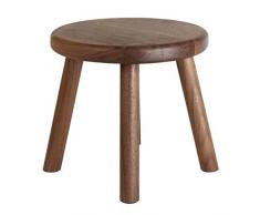 Wuzhengzhijia Holzleuchte rund Hause Bänkchen Fußbank dauerhaft leicht zu reinigen Hauptdekoration Schuhwechsel Stuhl glatt