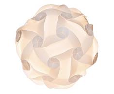 EAZY CASE Puzzle Lampe 30-Teilig, DIY Lampe I Lampenschirm in über 15 Designs, als Deckenlampe oder Stehlampe geeignet, Größe S
