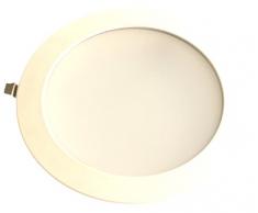 LED Downlight Milky 18 Watt / 4000K / 1476lm / CRI Ra>80 / 210mm x 48mm LM 175mm / 100° Abstrahlwinkel Sehr geringer Energieverbrauch, Beleuchtung für Arbeitsplätze, Büroräume, Wohnbereiche und Gewerbe