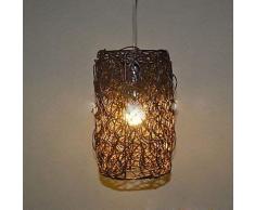 Dd Pendelleuchte Flurlichter Kristall Deckenleuchte Deckenbeleuchtung Modischer Kronleuchter Modischer Kronleuchter Modischer Deckenanhänger 10 X 20 Cm Rattan-Geflecht aus Zeitgemäßem Süßigkeitenmoti