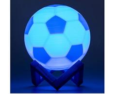 Wiederaufladbare 3D-Gedruckte Fußballleuchte Led Nachtlicht Bunte Schlafzimmerdekoration Nachtlicht Kindertag Geschenk Mondlicht