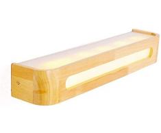YANQING Lampe - Einzigartige Dekoration Gummi Holz Herkömmliche Glühlampen Solche schädlichen Chemikalien Gummi Holz-Leuchter (Farbe: warmes Weiß, Größe: 50cm8W), Größe: 40cm6W, Farbe: Warmweiß