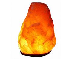 Salz Lampe Salzkristall Lampe incl. Spezial Leuchtmittel Bosalla 4 - 5 kg TOP südl. v. Himalaya.(2402)