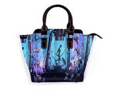 BROWCIN Firefly Öllampe Fantasy Pattern Dancing Girl Abnehmbare mode trend damen handtasche umhängetasche umhängetasche