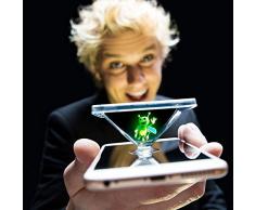 SODIAL Licht geplatzt Honigbiene magische Laterne Spielzeug magische Finger Prop Lampe 3D Hologramm Projektion Spielzeug Party Leistung Magisches Licht