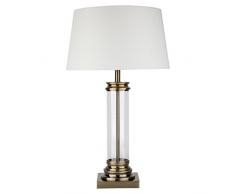 Leuchtstarke Tischleuchte (Mehrfarbig, Höhe 62cm) Touchleuchte Stofflampe Sensorlampe Jugendstillampe Innenlampe Tischlampe