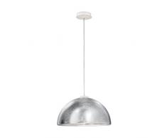 Kolarz Moderne Pendelleuchte (Tiefe: 1,5m, E27, Jugendstil, Kunstvoll Modern, in Weiß, Halbkugel-Form) Küchenlampe Jugendstillampe Innenlampe Hängeleuchte Hängelampe Pendellampe