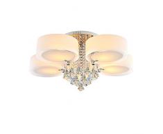 LED E27 Kristall Pendelleuchte Hängend Deckenleuchte Luxuriöse Kristall Deckenlampe Hängeleuchte Kronleuchter 3-7 Flammig Wohnzimmer