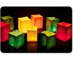 24 x Lichttüten, Candle Bags, Lanterns, Luminaria Party & Feier Geburtstag, farbig