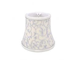 Gladle Europäischer Weinlese-Art-Lampenschirm Für Wandleuchter Kronleuchter Pendelleuchte Schirm Tischleuchten Stehleuchten Kerze Kristall Lampe (Beige)