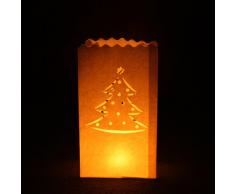 Night Sky Lanterns Lichttüten, Weihnachtsbaum, 10 Stück