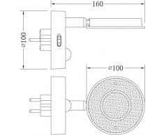 Trango Sensor LED Nachtlicht TG2636-016 in weiß mit Automatikfunktion direkt 230V mit Bewegungssensor I Sicherheitslicht I Steckdose Lampe I Wandlampe I Orientierungslicht