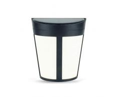 Toolstar Solar-Zaunlichter, warmes Licht, RGB, wechselbare Wandleuchte, IP65, wasserdicht, solarbetrieben, Energie-Sensor, Licht für Haus, Außenbereich, Straße, Hof, Weg, Zaun