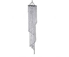 Design XL Hängelampe Kronleuchter BIG STRASS 180cm E27 Kristall Lampe Hängeleuchte