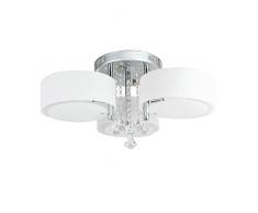 SAILUN® 21W LED Warmweiß und 10W RGB Deckenleuchte 3-flammig Acryl Kristall Deckenlampe Flur Wohnzimmer Lampe Schlafzimmer Küche Energie Sparen Licht Wandleuchte (3-flammig)
