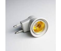EU-Stecker auf E27 LED-Licht Steckdose/Konverter Schalter für Lampe Leuchtmittel