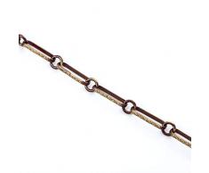 1m Lampenkette aus Messing Leuchtenkette Dekorative Zier-Kette für Kronleuchter Luster Lüster (antik)