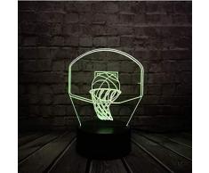 Nachtlicht Illusion 3D Basketball Sport Dunk Schießen Sie Eine Korblampe Led Licht Weihnachten Decora Kinder Jungen Geschenk