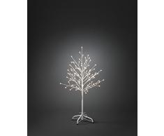 Konstsmide 3377-100 LED Dekoration Lichterbaum 1m / für AuÃen (IP44) / 24V AuÃentrafo / 96 warm weiÃe Dioden / weiÃes Kabel