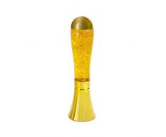 balvi Lavalampe Glitter Farbe Gold Glühlampe inbegriffen Aluminium/Glas 45 cm