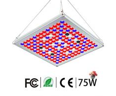 TOPLANET Pflanzenlampe 75W, Led Grow Lampe Vollspektrum mit UV IR Rot Blau Licht Pflanzenlicht Full Spectrum für Gewächshaus Wachstumslampe Grow Box Pflanzenleuchte