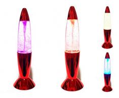 LED Rocket Lavalampe Lampe mit Farbwechsel USB 36cm