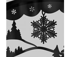 Schwibbogen Lichterbogen Metall - Motiv: Vogtland - XXXL 2,0 Meter Breite Außen-Bereich schwarz * groß *