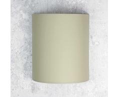 Wandleuchte Loft Stil kaffee-braun Wandlampe mit Stoff Schirm 1x E27 max 60W Wohnzimmerlampe eckig Schlafzimmer Flur Beleuchtung