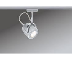 URail, LED-Spot, 1x3W, Mega 230V, Chrom matt Einzelleuchte, URail 1-Phasen-Schienensystem 230V, inklusive Leuchtmittel