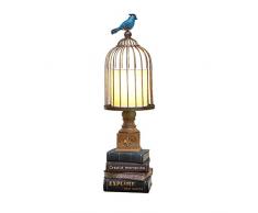 Schreibtischlampen Nachttischlampen Tischlampen Amerikanischen Tischlampe Schmiedeeisen Retro Vogelkäfig Schlafzimmer Nachttischlampe Europäischen Hause Wohnzimmer Studie Kreative Lampen Tisch- & Nach