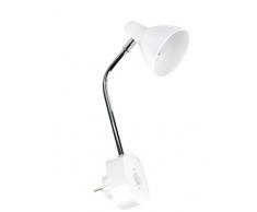 Grundig! Steckdosenlampe mit 6 LEDs, Lampe für die Steckdose, 90 Lumen, 270° Rotation, stufenlos drehbar, On-Off Schalter