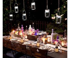 SONNENGLAS Classic 1000ml | Original Solarlampe/Solar-Laterne im Einmachglas aus Südafrika (inkl. USB) | warmweiß | Fair Trade | Bekannt aus Pro7 Galileo