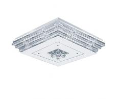 48W LED Kristall Deckenleuchte Deckenlampe Wohnzimmer Design Licht Pendelleuchte für Wohnzimmer Schlafzimmer, Kaltweiß