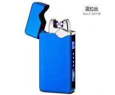 SSJFK Lichtbogen Feuerzeug Kleiner wiederaufladbarer Zünder zum Grillen geeignet USB wiederaufladbare Zigarette elektronisches Feuerzeug winddichtes flammenloses Lichtbogenfeuerzeug