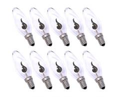 10er Pack Flackerkerze E14 3W