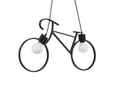 HF-deckenlampe Kronleuchter Retro Kreative Schmiedeeisen Fahrrad-Anhänger-Licht Einfaches Restaurant Internet Cafe Bar Schlafzimmer Dekorative Beleuchtung (Farbe : LED Bulb)