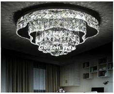 WEPAINTING Freies Verschiffen Crstals Deckenlampe 90-265V moderne Kristalldeckenlampe des Blumenart-Entwurfs-LED Glanz Fern-LED Kristalllicht-Silver_Color_D50cm_H30cm_LED_16-20W_changeable