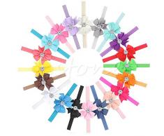 Xuniu 10 Stück Babyschlafsack für Babys und Kleinkinder, mit Schwibbogen, Haaren, für Mädchen, Zubehör 8 cm / 3,8 cm